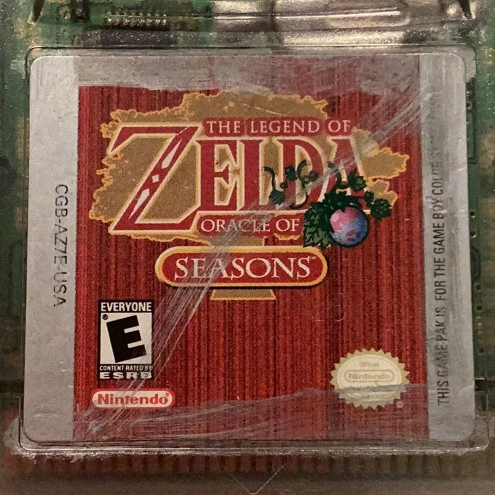 The Legend Of Zelda Oracle Of Seasons Gameboy Color Game Nintendo Game Boy